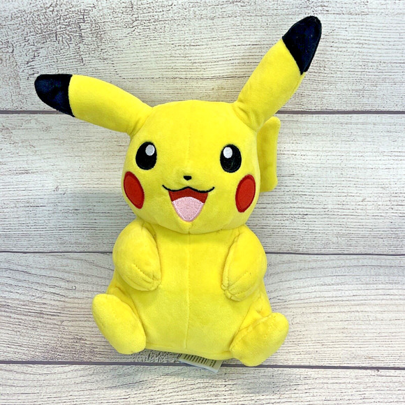 Jazwares Pokemon 7 Inch Pikachu Plush Stuffed - Picture 1 of 6